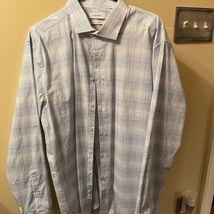 Calvin Klein Mens Dress Shirt